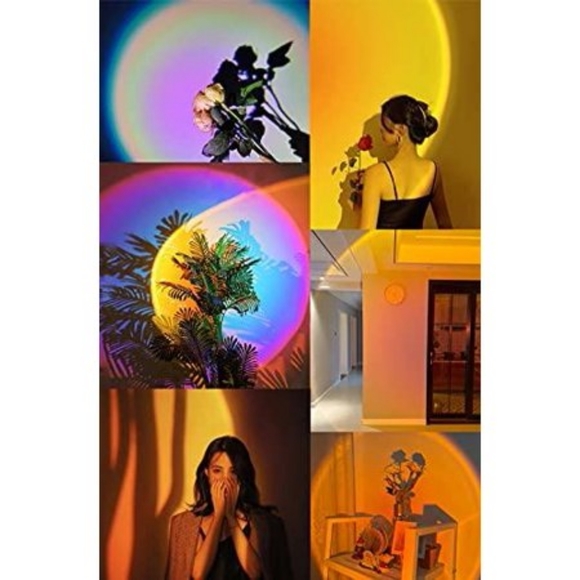 Sunset Lamp RGB Projection with Remote Control Atmosphere Lamp Backgound Deco - Picture 8 of 8